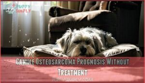 canine osteosarcoma prognosis without treatment