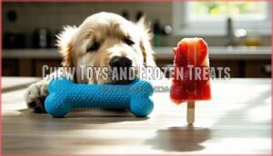 chew toys and frozen treats