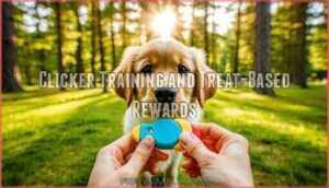 clicker training and treat-based rewards