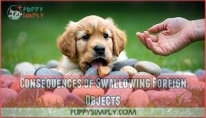 consequences of swallowing foreign objects