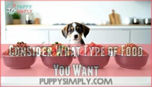 consider what type of food you want