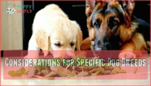 considerations for specific dog breeds