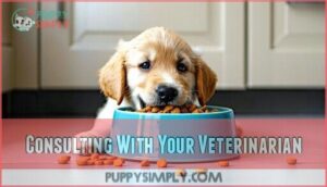 consulting with your veterinarian