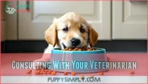 consulting with your veterinarian