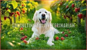 consulting your veterinarian