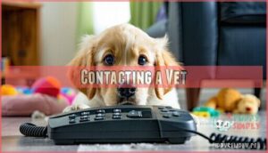 contacting a vet