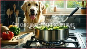 cooking and steaming options