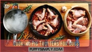 cooking pig trotters for dogs