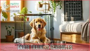 crate training schedules