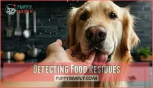 detecting food residues