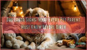 dog labor signs