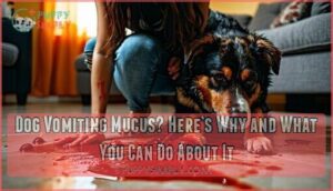 dog vomiting mucus? here’s why and what you can do about it