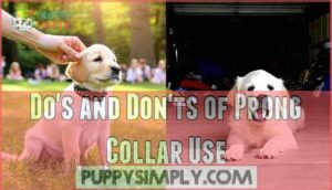 do's and don'ts of prong collar use