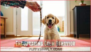 encouraging calm behavior
