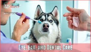 eye, ear, and dental care