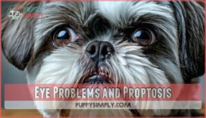 eye problems and proptosis