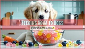 feeding boba to dogs