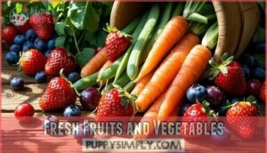fresh fruits and vegetables