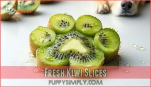 fresh kiwi slices