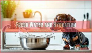 fresh water and hydration