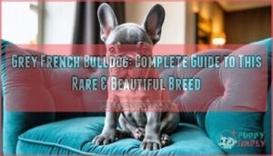 grey french bulldog