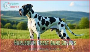 harlequin great dane colors