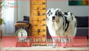 height and weight range