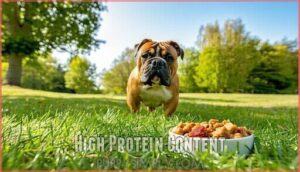 high protein content