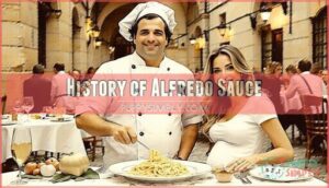 history of alfredo sauce