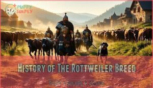 history of the rottweiler breed