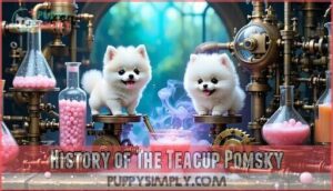 history of the teacup pomsky