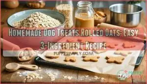 homemade dog treats rolled oats