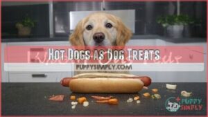 hot dogs as dog treats