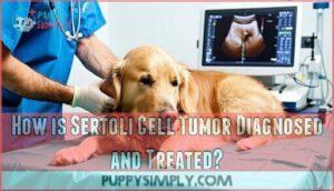 how is sertoli cell tumor diagnosed and treated