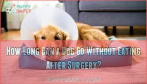 how long can a dog go without eating after surgery