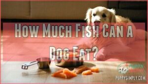 how much fish can a dog eat