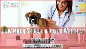 how much should a boxer weigh at 6 months