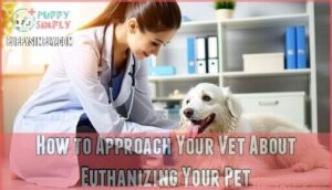 how to approach your vet about euthanizing your pet