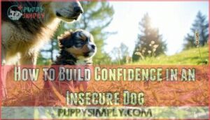 how to build confidence in an insecure dog