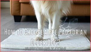 how to choose a pee pad for an older dog