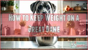 how to keep weight on a great dane