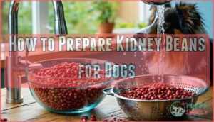 how to prepare kidney beans for dogs