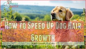 how to speed up dog hair growth