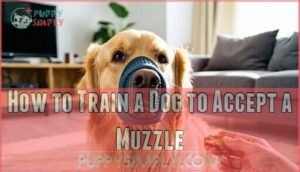 how to train a dog to accept a muzzle