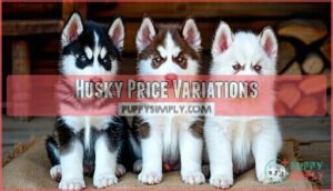 husky price variations