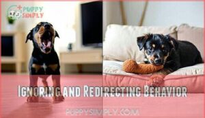 ignoring and redirecting behavior