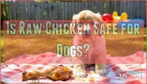 is raw chicken safe for dogs