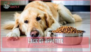 lack of appetite