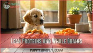 lean proteins and whole grains