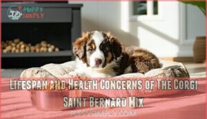 lifespan and health concerns of the corgi saint bernard mix